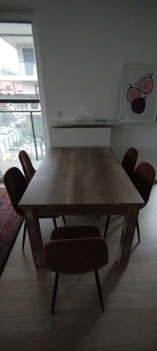 Stół rozkładany w kolorze dąb sonoma (nieco ciemnjeszy)