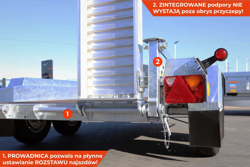 Neptun Przyczepa LOADMAX pod minikoparkę koparkę N35-350 2bld [GN285]