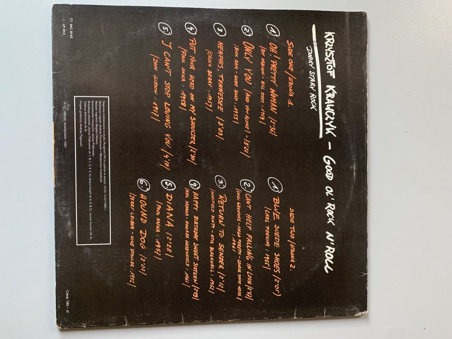 Krzysztof Krawczyk winyl vinyl