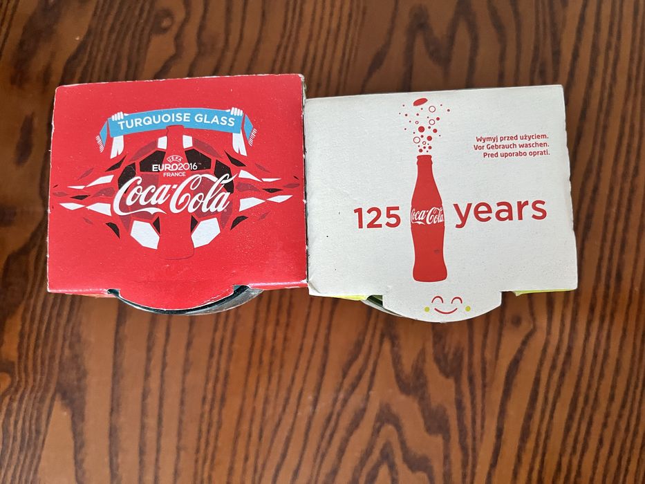 Szklanki coca cola