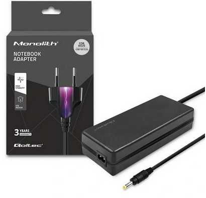 QOLTEC zasilacz do ASUS 120W 19V 6.32A 5.5*2.5 + kabel zasilający