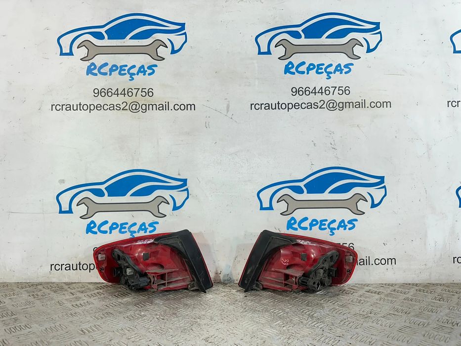 Conjunto Farolins Led Originais Tras Traseiro Direito Esquerdo Audi