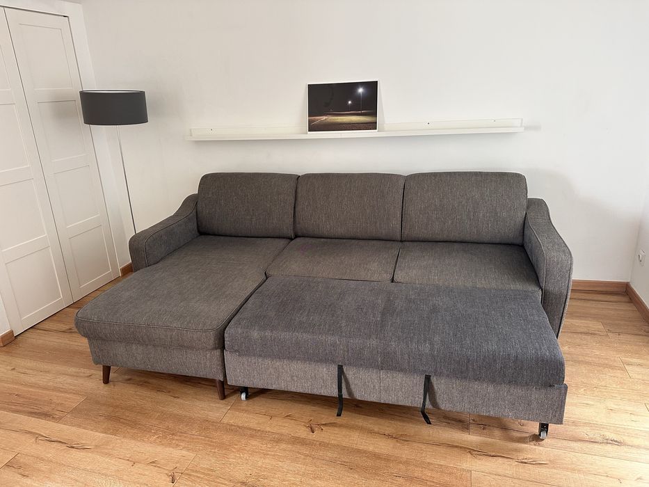 Sofá cama com chaise longue