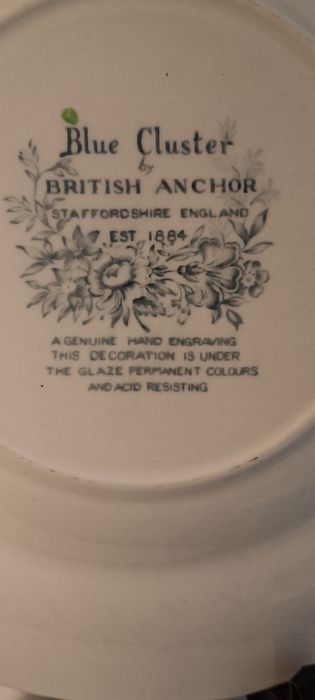 Prato decoração inglês