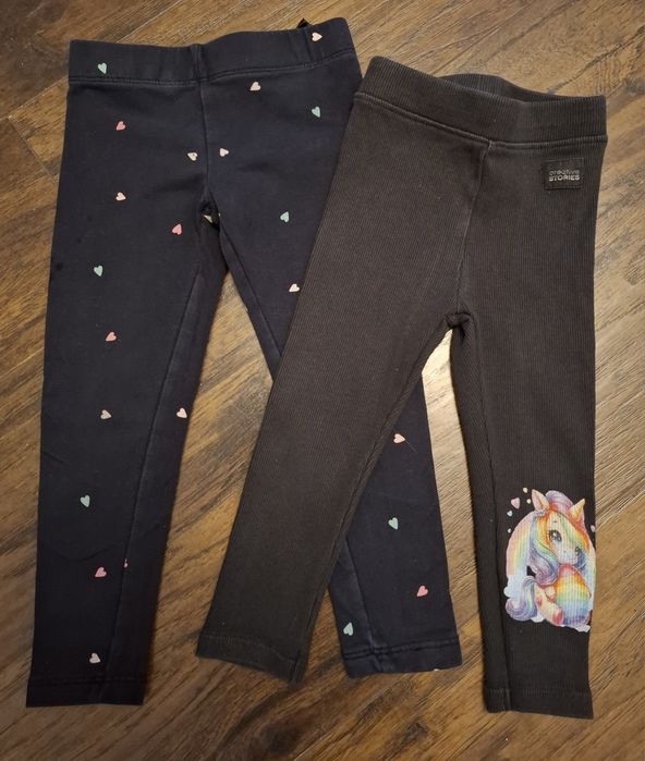 Getry leginsy Zara H&M dla dziewczynki  rozmiar 86 i 92