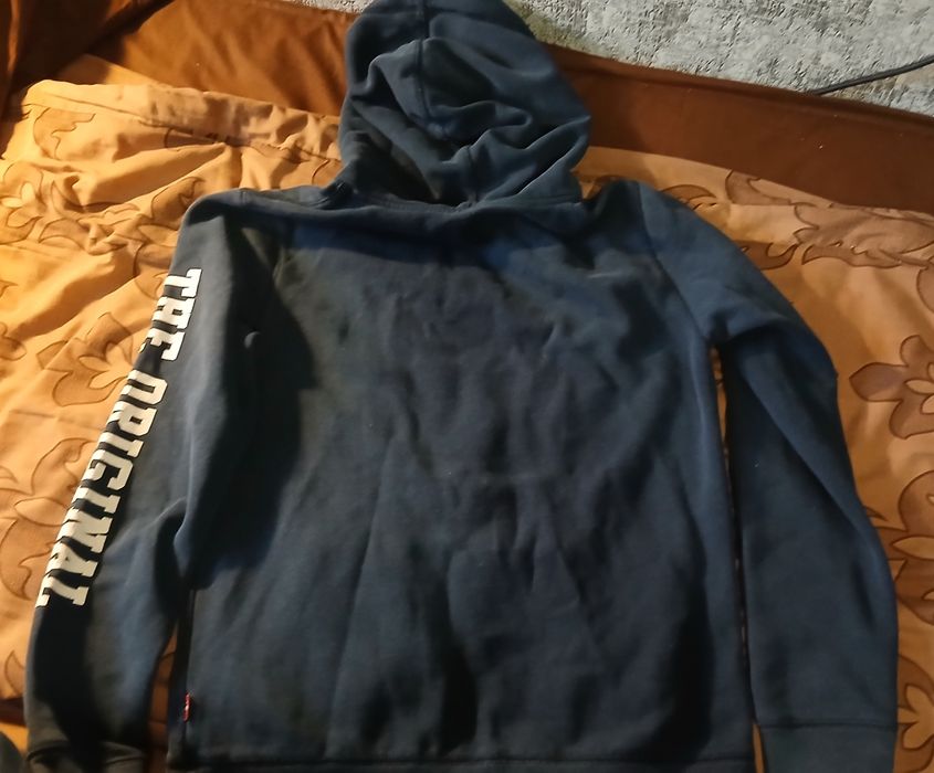 Синя худі з принтом Levi's Strauss & Co (Розмір 16)