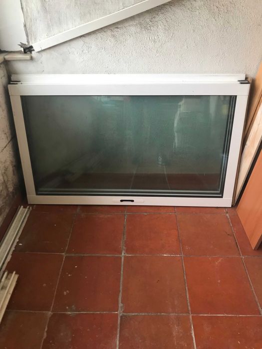 Janelas alumínio de correr com vidro duplo