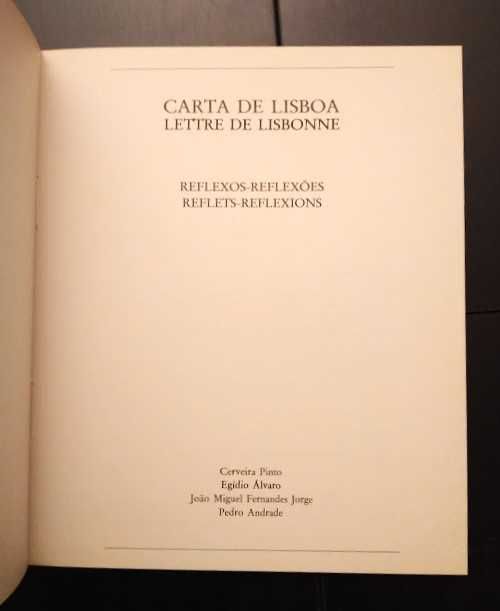 Rocha Pinto - Carta de Lisboa / Lettre de Lisbonne
