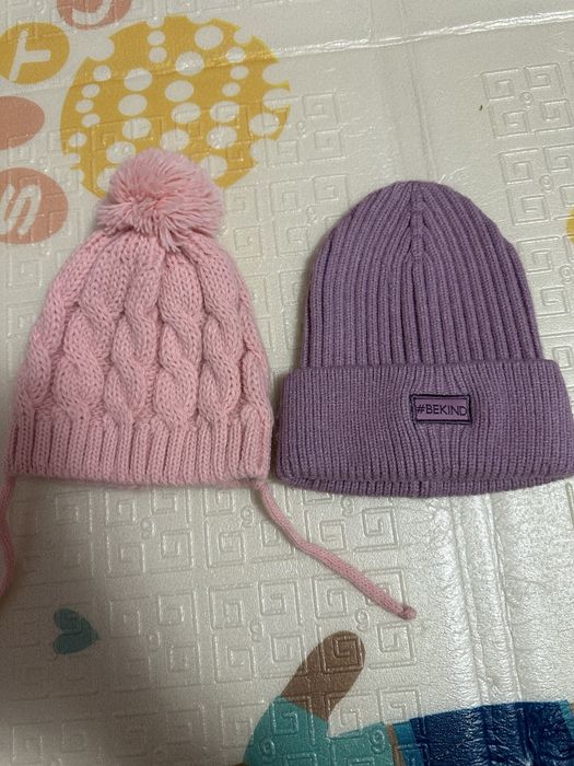 Шапочки на дівчинку 0-1 , 1-2 рочки