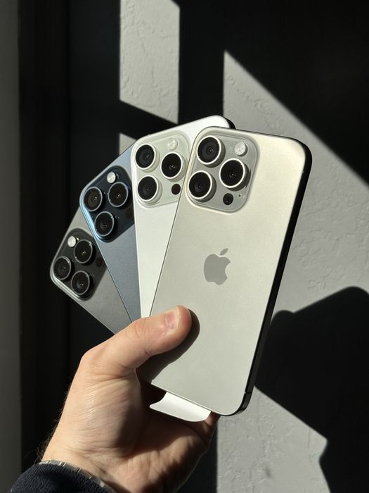 iphone 15 pro 128/256gb black/natural/white/blue