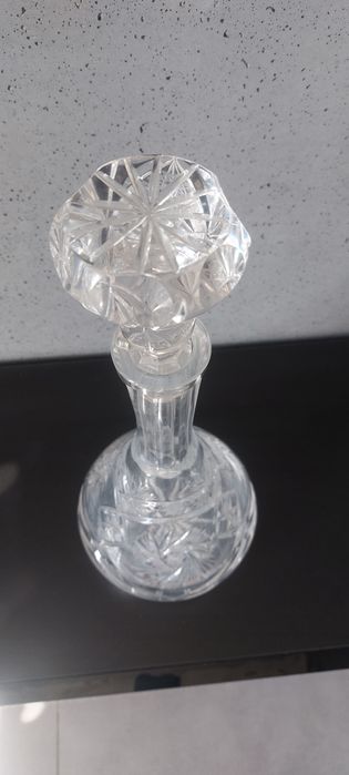 Kryształowa karafka Huta Zawiercie 39cm
