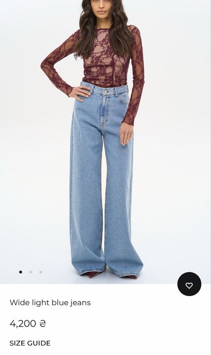 Джинсы голубые укр бренд match denim, aisenberg 2026
