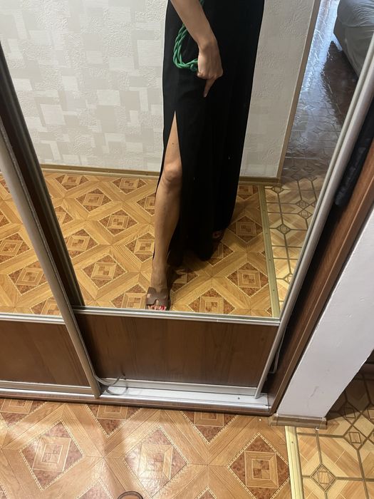 Брюки летние ,с разрезом