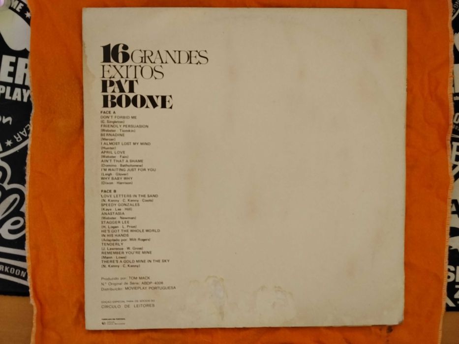 Pat Boone - 16 Grandes Exitos (Disco Vinil)