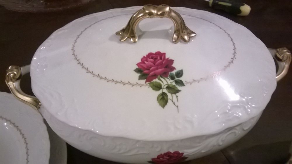 Serviço de Jantar Vista Alegre completo + peças extra NOVO