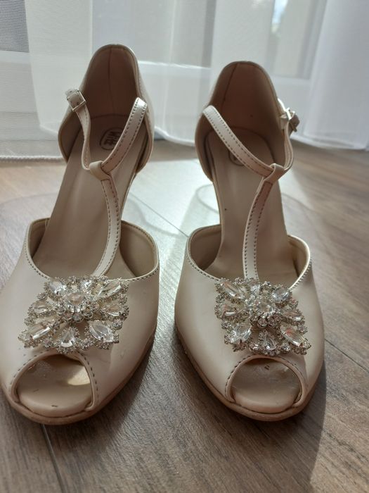 Buty ślubne WITT z cyrkonią