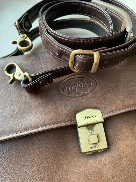 Портфель шкіряний для документів TERGAN, б/в