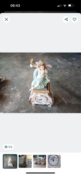 relógio de mesa Quartz em bom estado