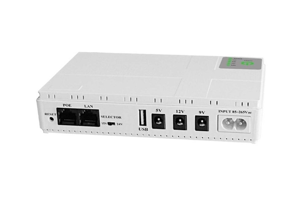 ДБЖ акумуляторний mini-UPS  для роутеру 12V / 9V / 5v 10 400 mAh