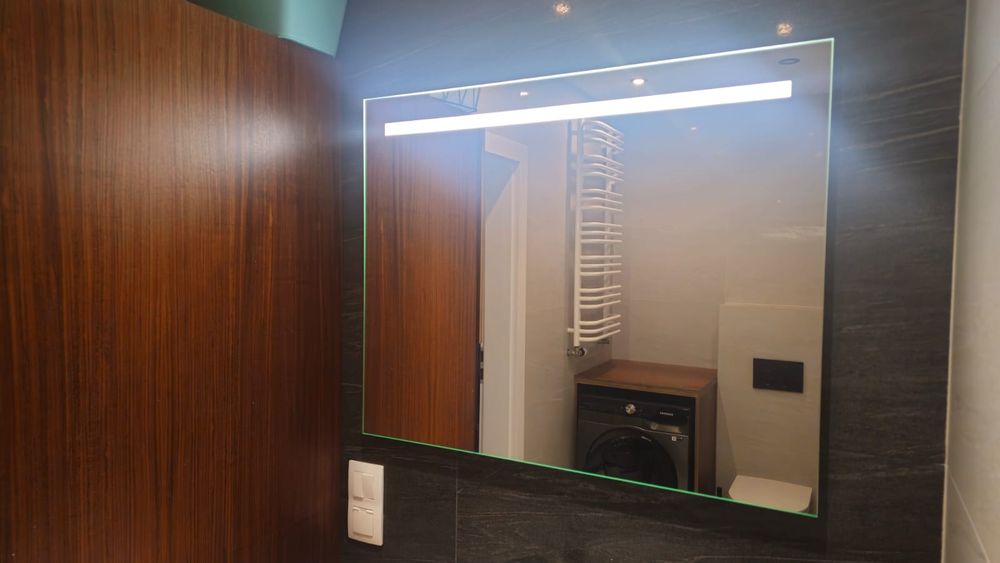 Lustro podświetlane Simple Line Horizontal IP6765x80cm LED z włączniki