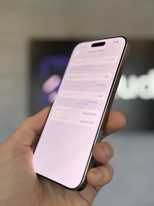 RATY 0% iPhone 16 Pro Max 256GB BATERIA 92% GWARANCJA 12 miesiecy