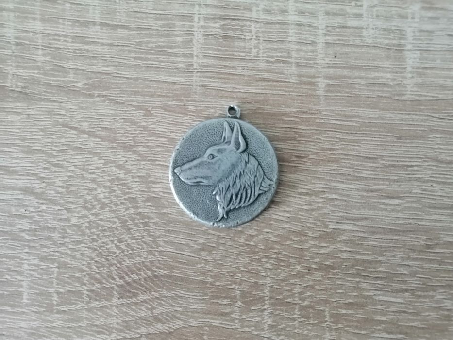 Жетон Служебная овчарка , собака.