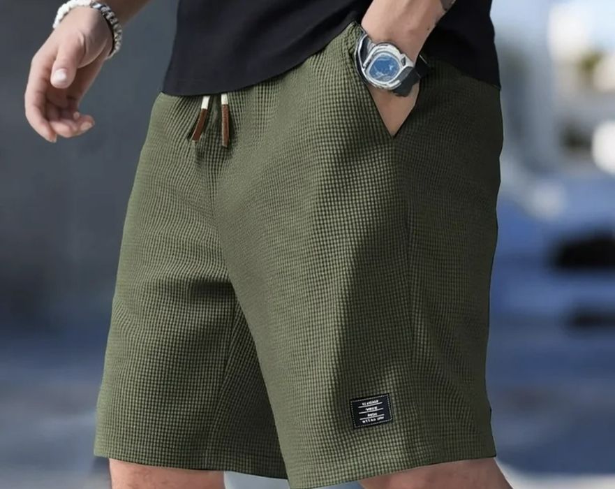 Шорти з  фактурного хлопка