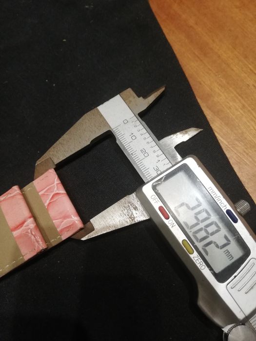 Pasek do zegarka 30 mm skura