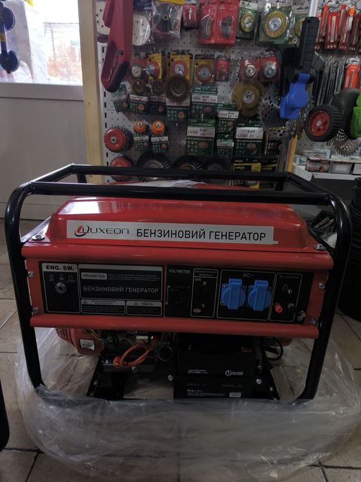 Генератор 5.5квт,LUXEON GL5500E,230вт,мідь,електро/ручний, на колесах