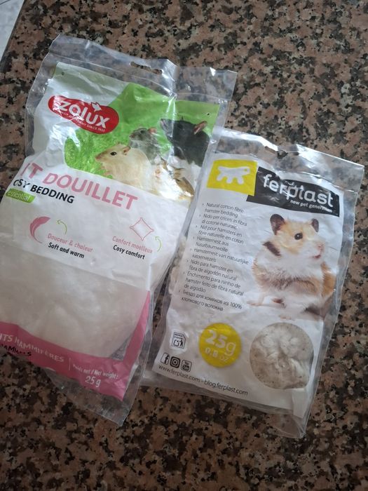 Kit gaiola+alimento+ninho hamster