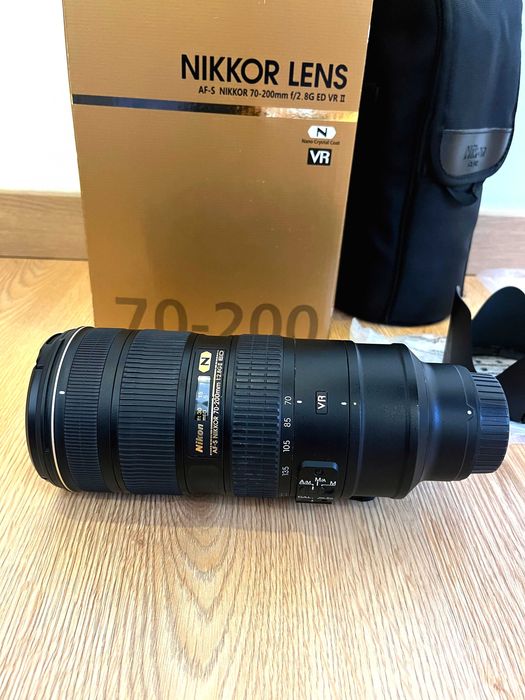 Nikon AF-S Nikkor 70-200mm F2.8G ED VR II - Perfeitas condições