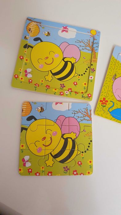 Дерев'яні пазли для дітей