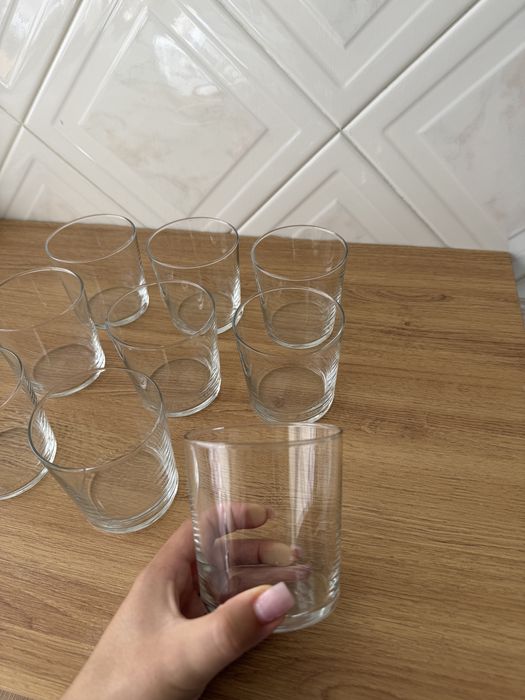Lote recipientes de vidro para velas