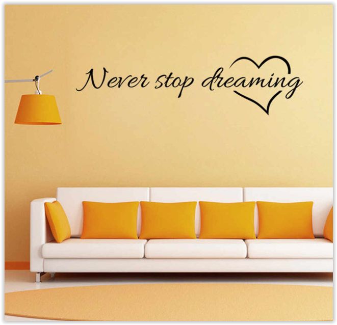 Frase Decorativa de Parede