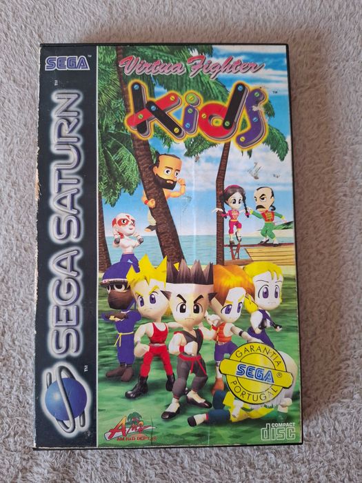 Caixa Virtua Fighter Kids - Sega Saturn