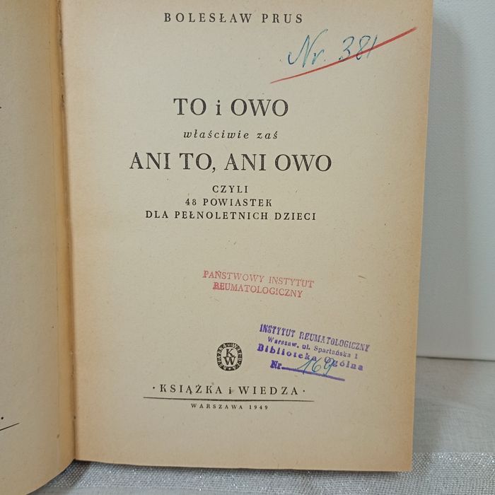 To i owo, właściwie zaś ani to, ani owo, czyli 48 powiastek dla pełnol