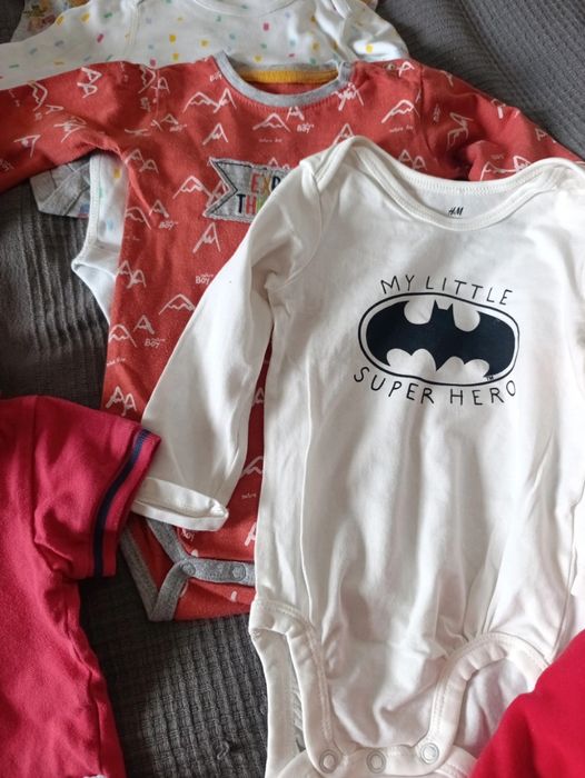 Paka ubrań  30 szt. 68/74 dla chłopaka niemowlaka