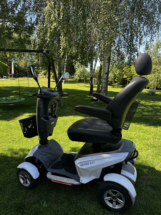 Skuter wózek inwalidzki Hepro S17 2017 rok bialy