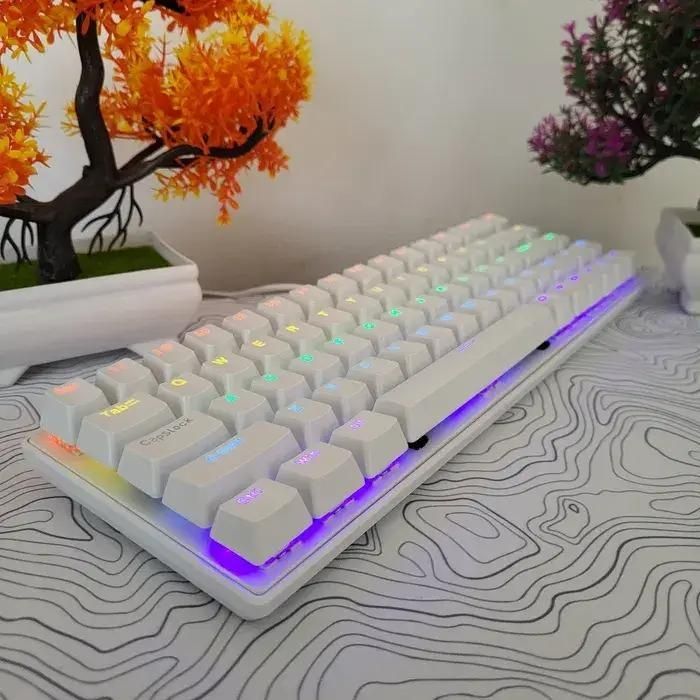 Клавіатура ігрова Skylion K68 дротова механічна із RGB підсвічуванням Switch Blue