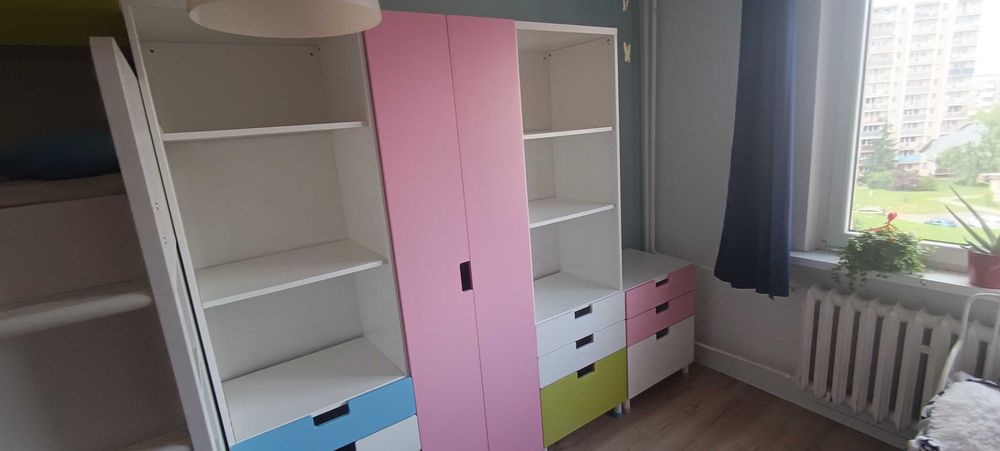 Meble dziecięce Ikea stara kolekcja dobra jakość kolorowe fronty
