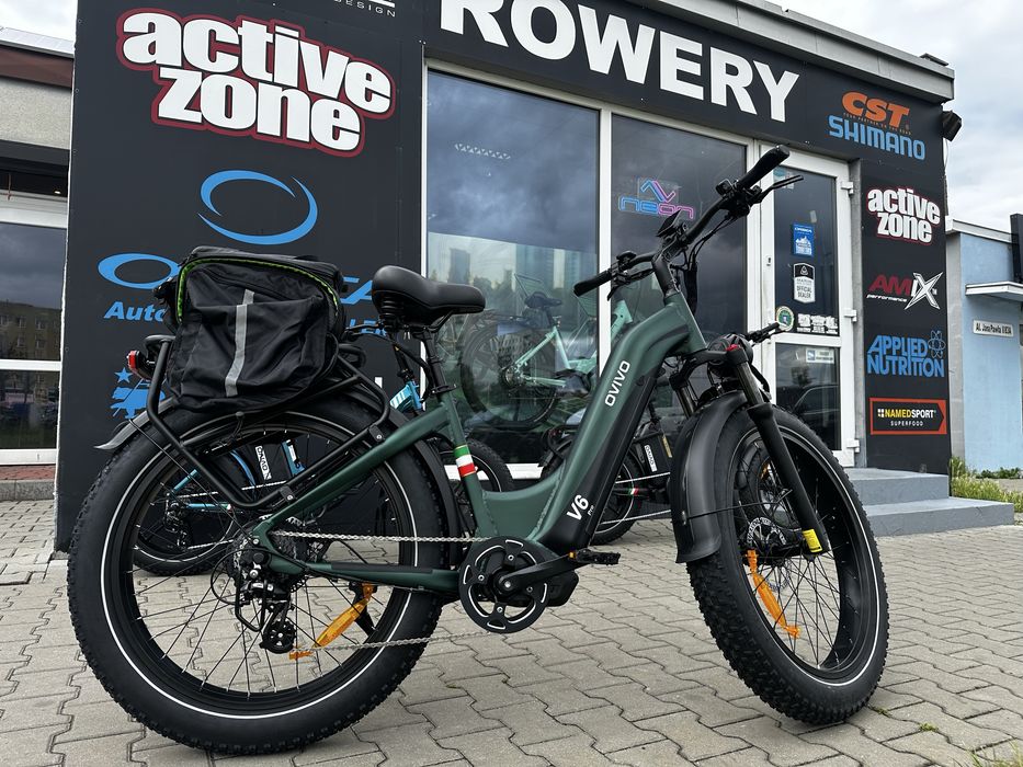 Rower Elektryczny SUV OVIVO V6  Pro /na kazdy teren/Mocny 48V20Ah 26x40-ACTIVE ZONE Bike World