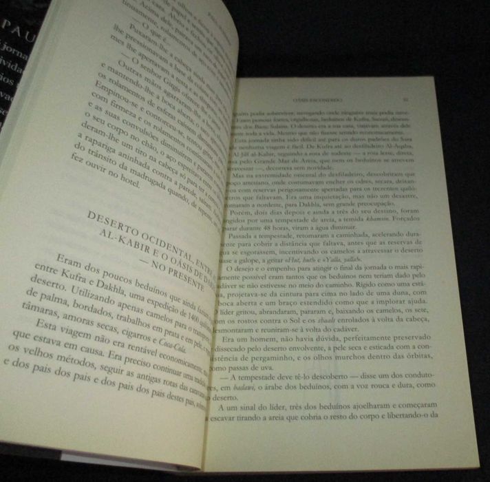 Livro O Oásis Escondido Paul Sussman