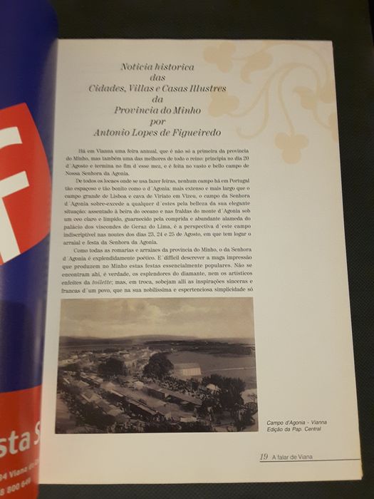 História de Tabuaço / Romaria da Sra da Agonia-História de Viana