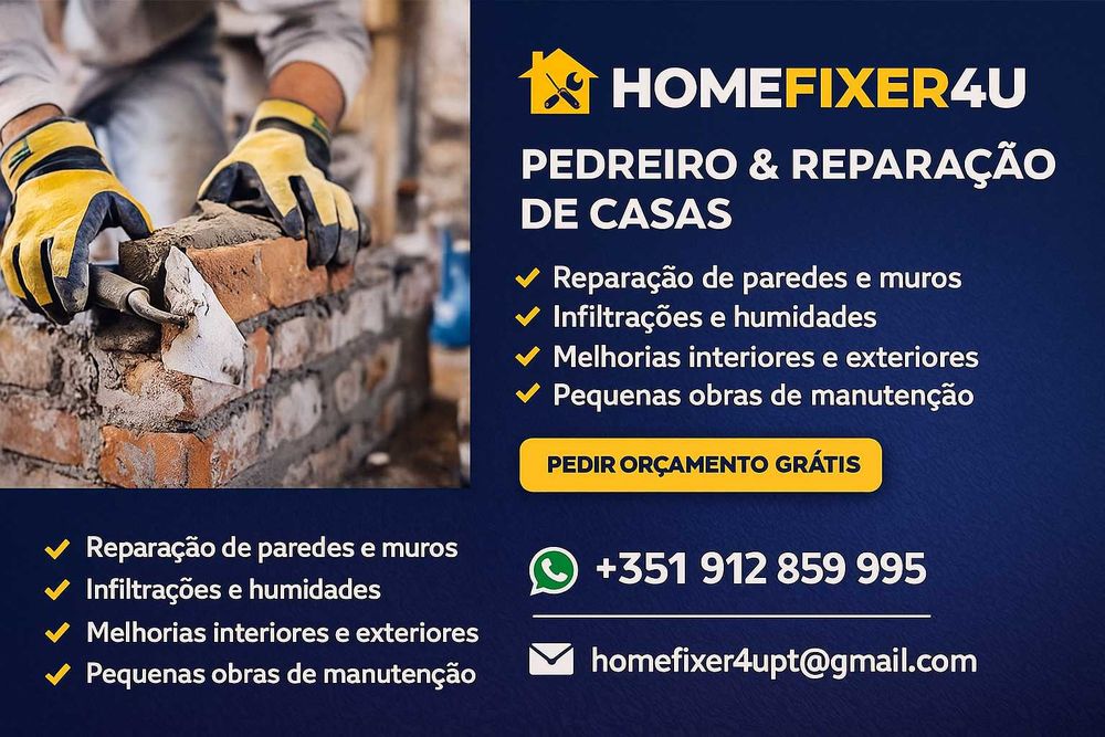 Reparações e Remodelações Pedreiro