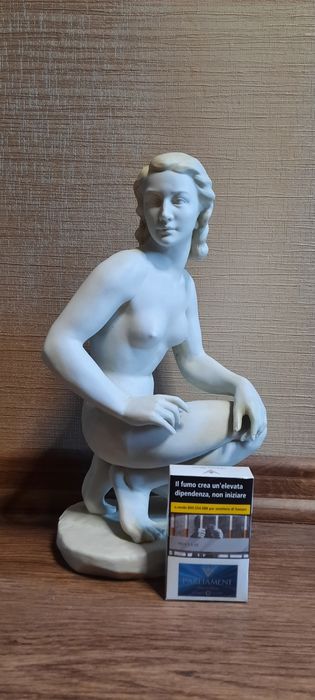 Редкая статуэтка "Обнаженная" Scheibe-Alsbach Otto Poertzel (1876 - 1963) Германия. Смотрите все мои объявления.