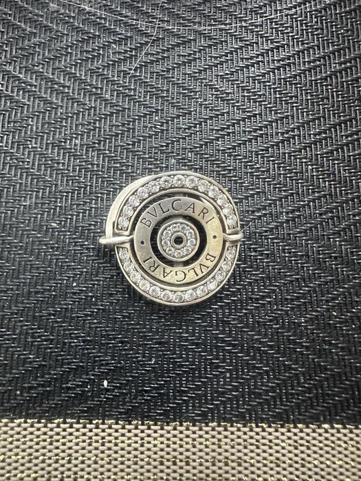 Серебраное кольцо Булгари