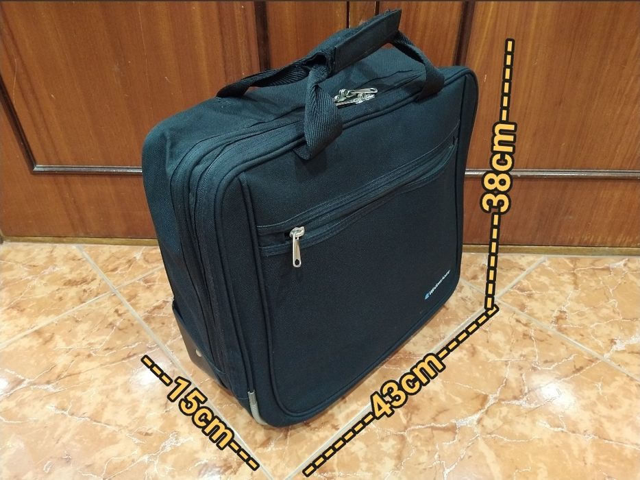 Mala portátil pc documentos executivo cabine viagem casa quarto.