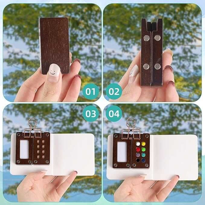 Mini zestaw akwarelowy podróżny