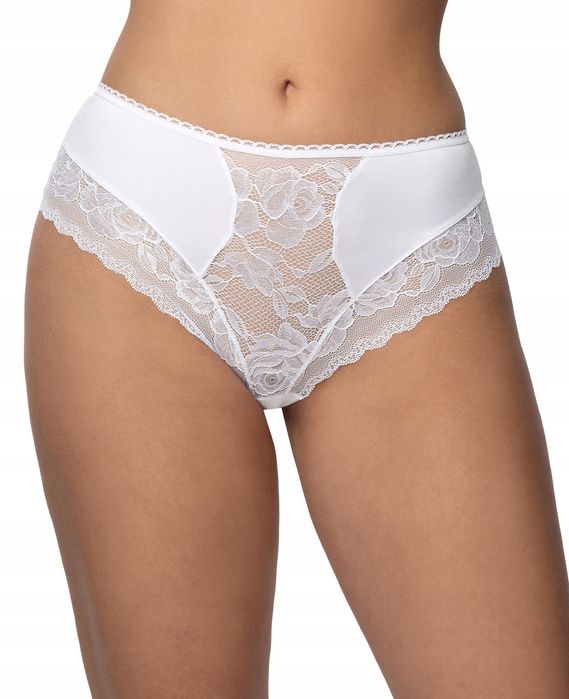 Róża Lafonia Klasyczne Figi Damskie Białe R. Xl