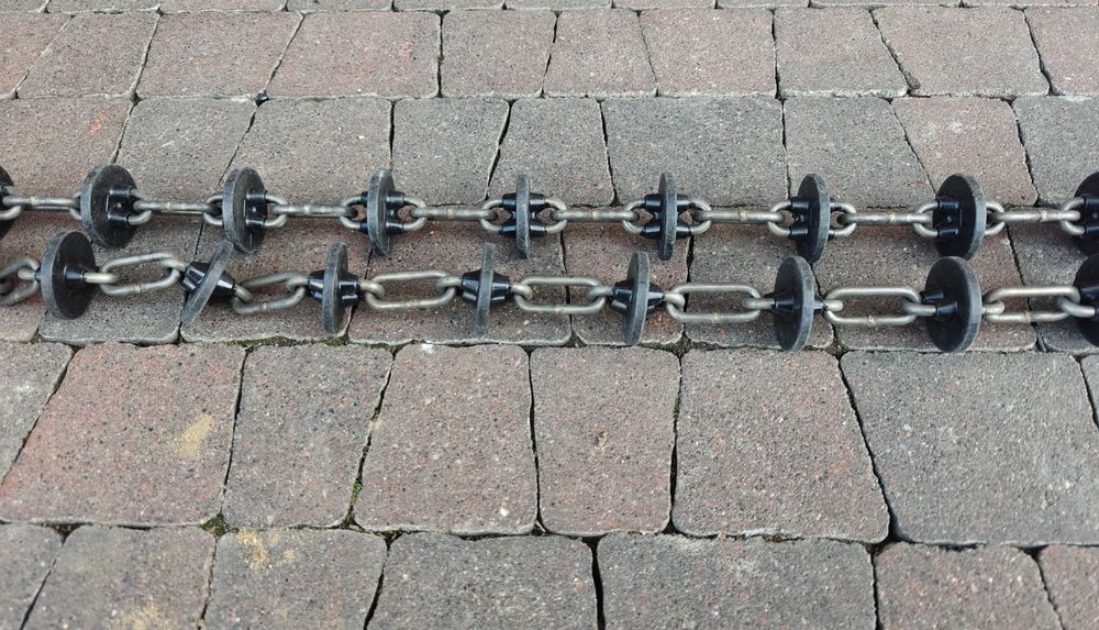 Łańcuch wzmacniany do paszociągu koralikowego 1mb.